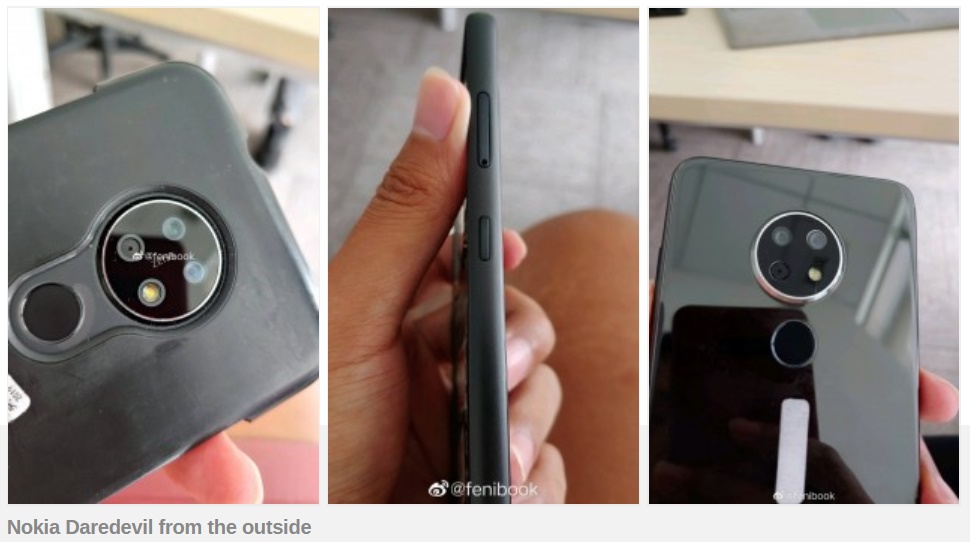 Mysterious Nokia Daredevil leaks with three cameras in a circular module