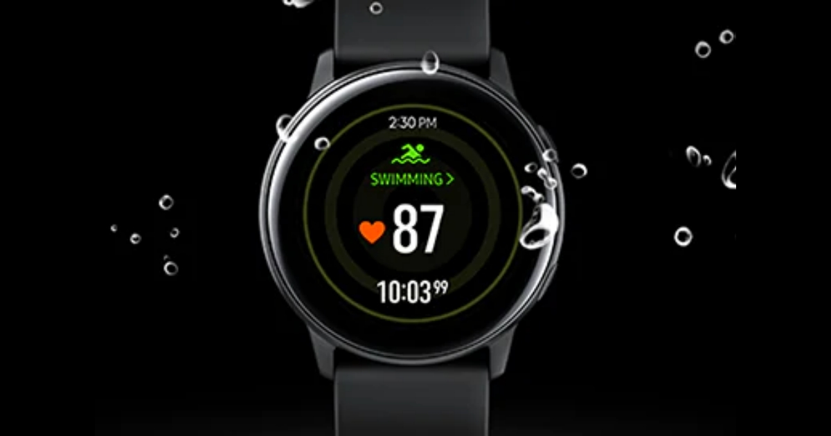 samsung galaxy watch active swim tracking