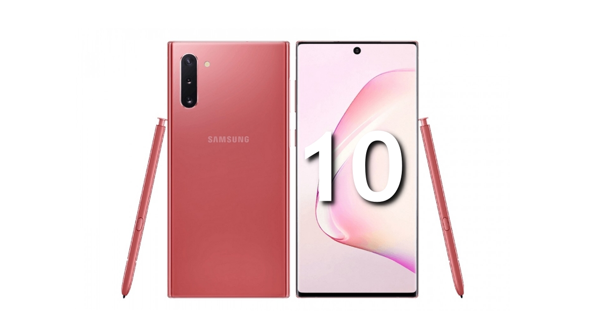 Rose Galaxy Note10 appears in renders ahead of announcement