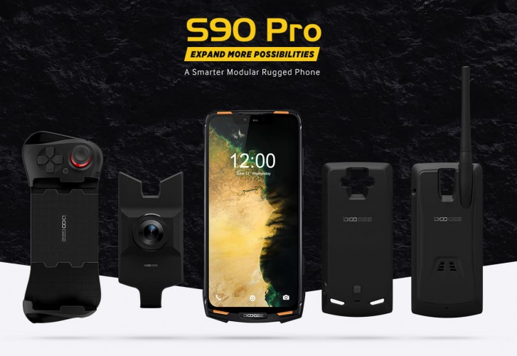 Rugged Doogee S90 Pro announced with Helio P70, 5050 mAh battery