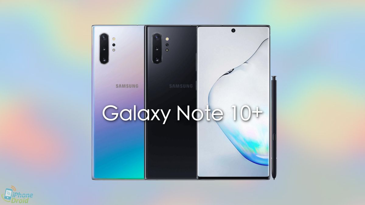 ดูกันชัดๆ Samsung Galaxy Note 10+ ภาพทางการตัวเครื่องสีดำ และสีเงิน พร้อมสเปคเด่น