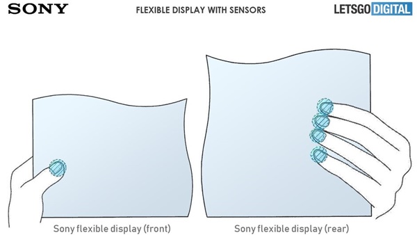 Sony patents flexible display with built-in sensors
