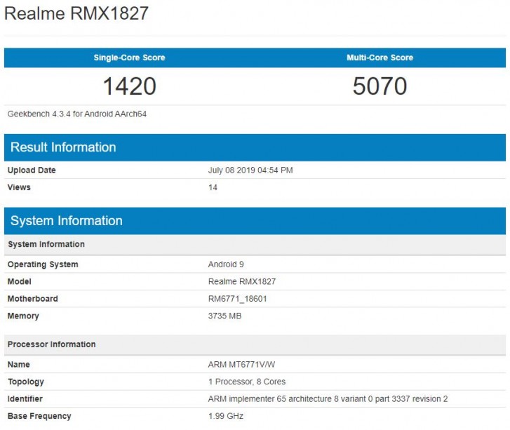 The Realme 3i will pack MediaTek Helio P60 and 4GB of RAM