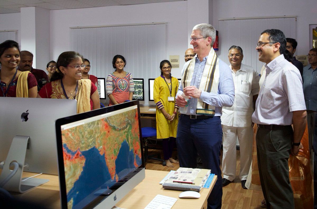 Tim Cook in India