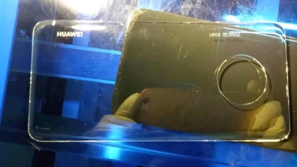Alleged back glass for Huawei Mate 30 Pro leaks, shows huge circular camera cutout