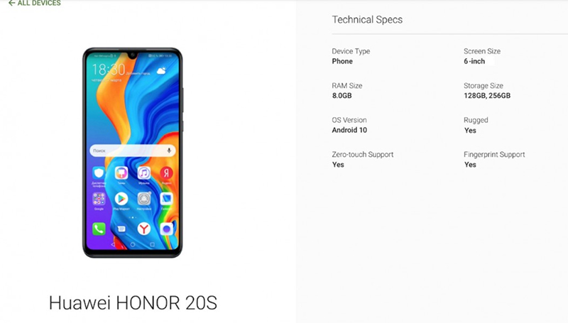 Honor 20SE expected to arrive on September 4
