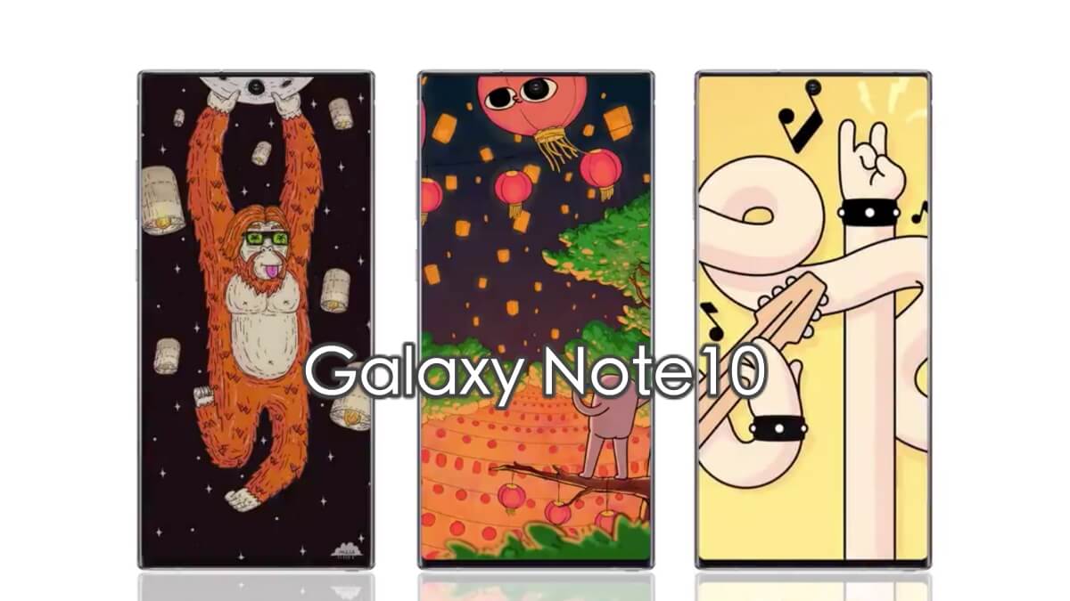 Galaxy Note10 cutout wallpapers now available on Galaxy Store
