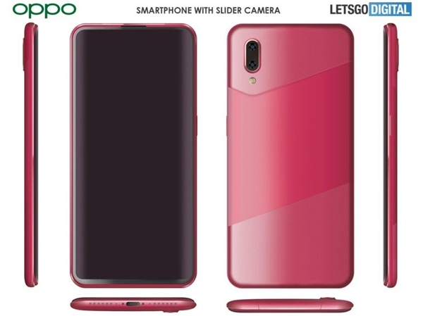 Oppo receives another patent for a phone with a camera slider