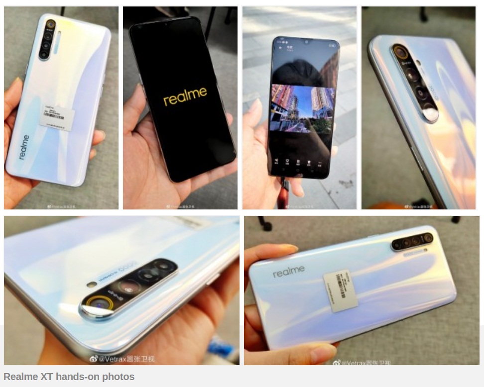 Realme XT specs and hands-on photos are online