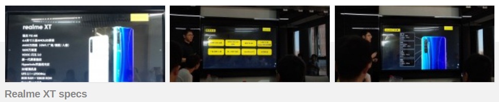 Realme XT specs and hands-on photos are online