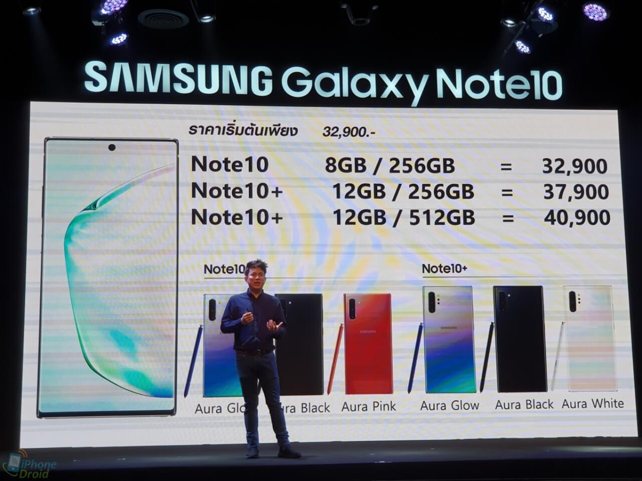 Samsung Galaxy Note10 Promotion in Thailand