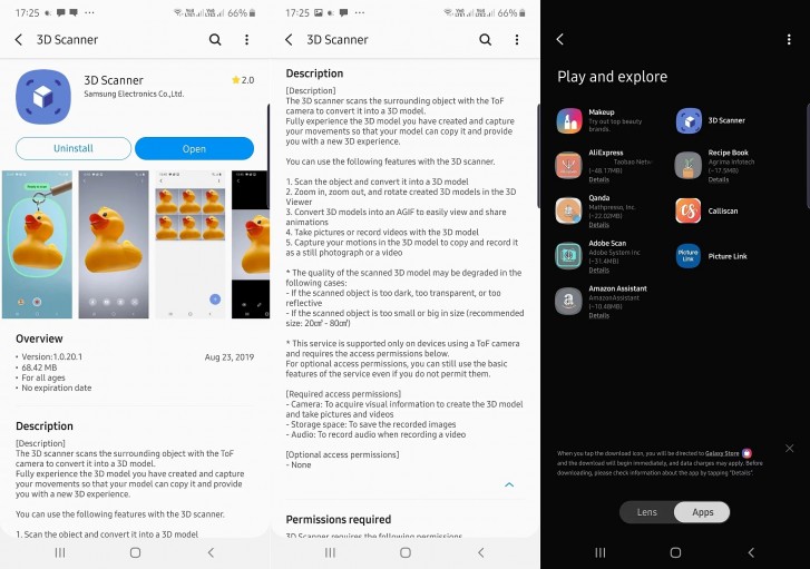 Samsung releases 3D Scanner app for the Galaxy Note10