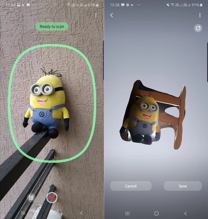 Samsung releases 3D Scanner app for the Galaxy Note10