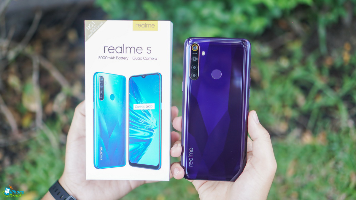 realme 5 unboxing preview