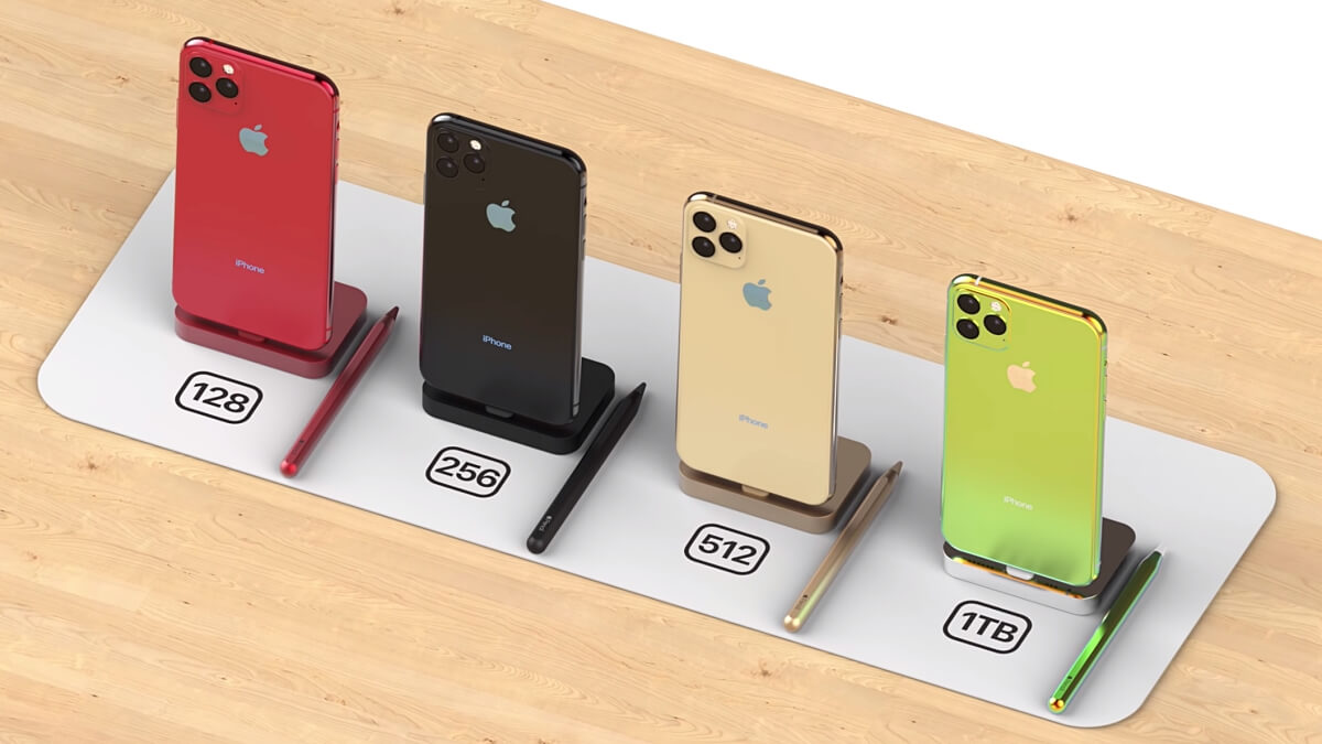 iPhone 11 Pro with Apple Pencil 2019