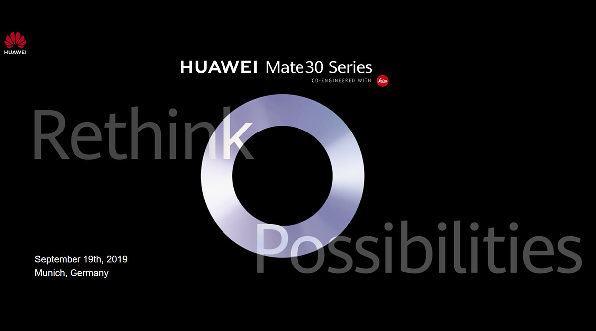 Huawei announces Mate 30 series launches September 19 in Munich