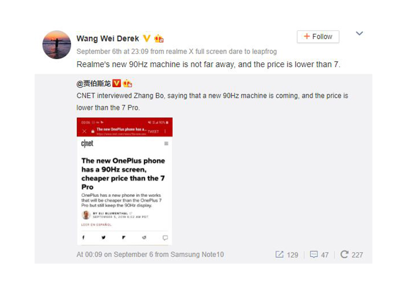 OPPO and Realme to launch phones with 90Hz displays