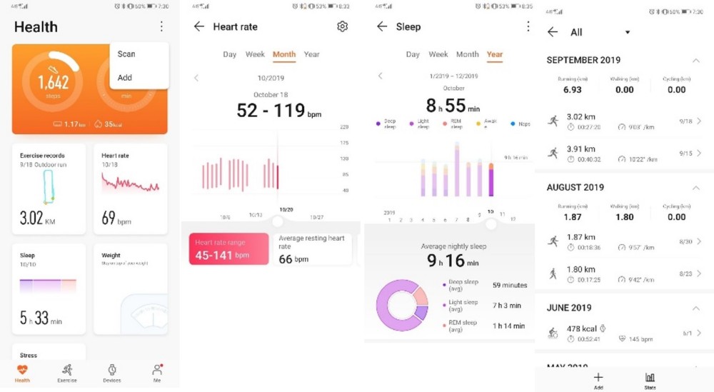 Huawei Smart Watch and Smart Band