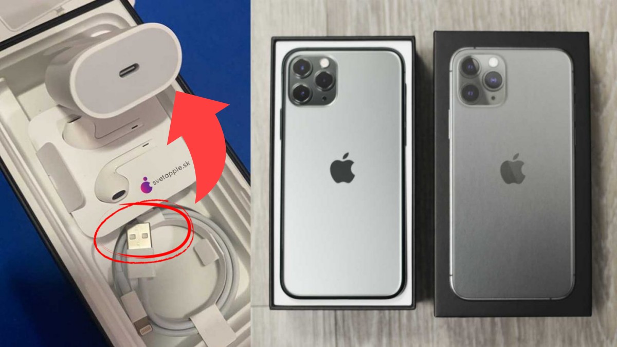 This is what our fan found in iPhone 11 Pro Max packaging