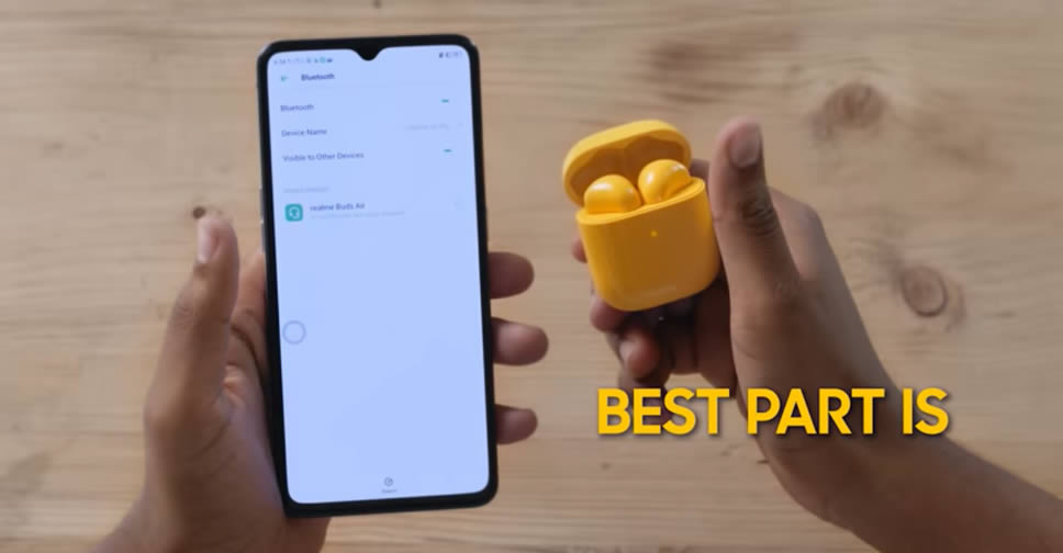 realme Buds Air company teases seamless connectivity