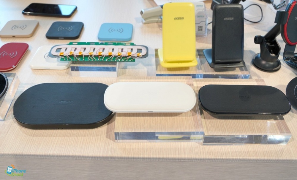 CHOETECH 16-coil Wireless Charging Pad and CHOETECH 100W GaN CES 2020