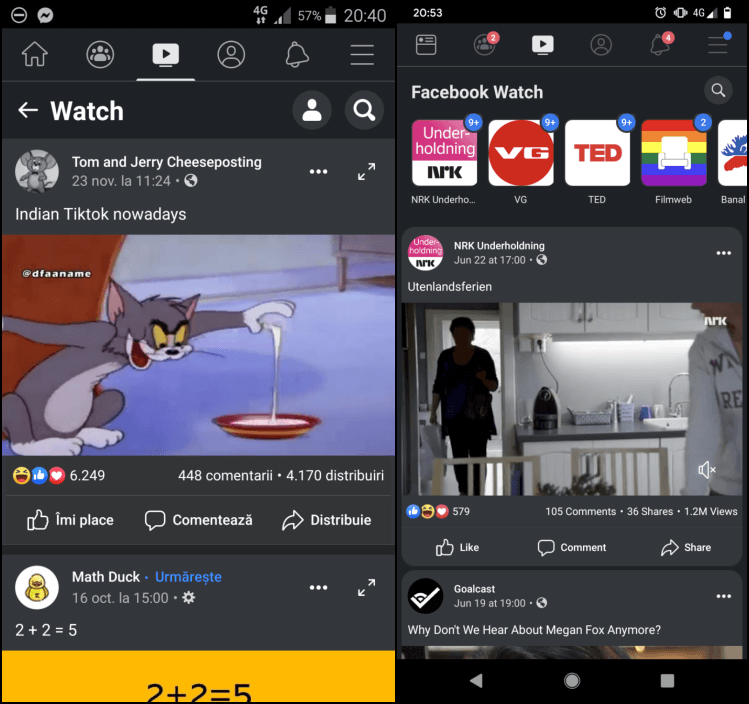 Facebook dark mode on Android starts showing up