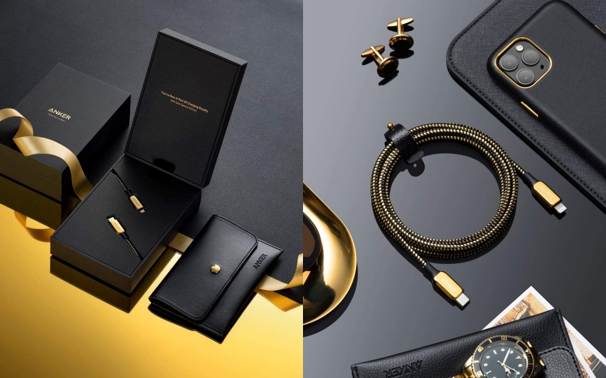 Anker 2020 Special Edition 24K Gold USB C to Lightning Cable