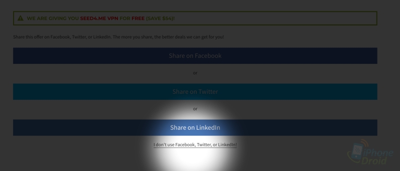 GET Free Seed4.Me VPN 1 year