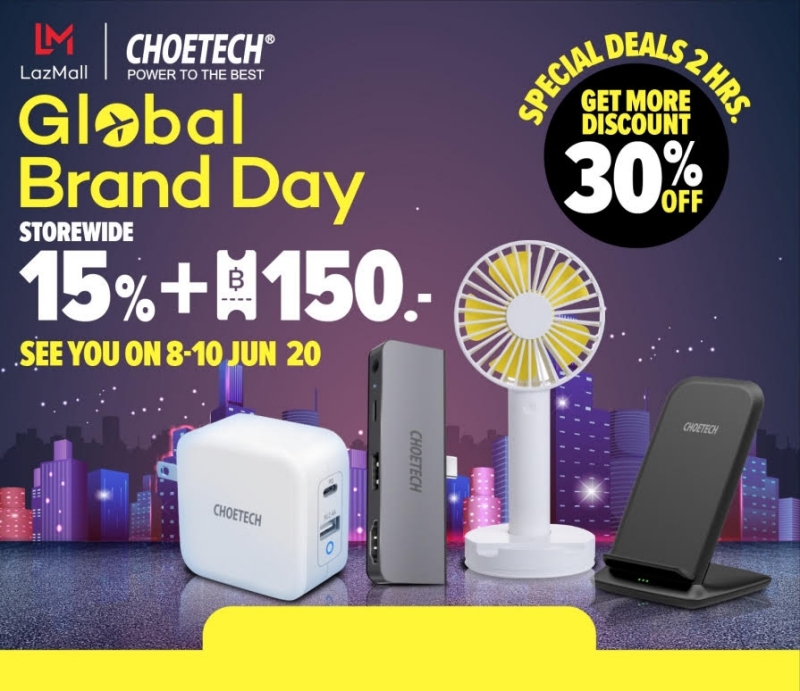 Choetech Lazada Golbal Brand Day