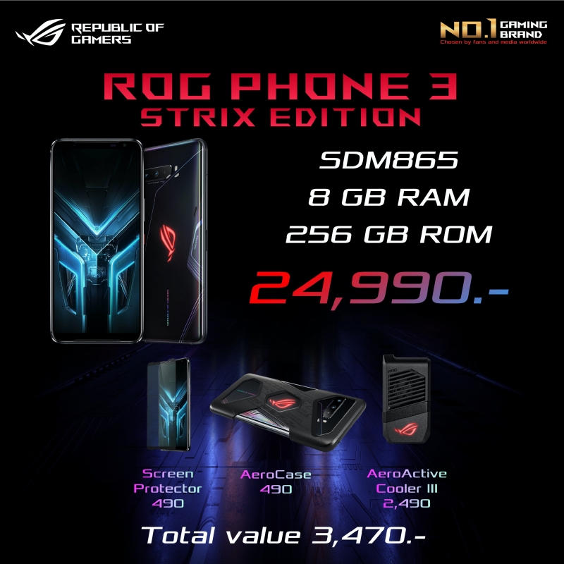 ROG Phone 3 Series officially launched in Thailand