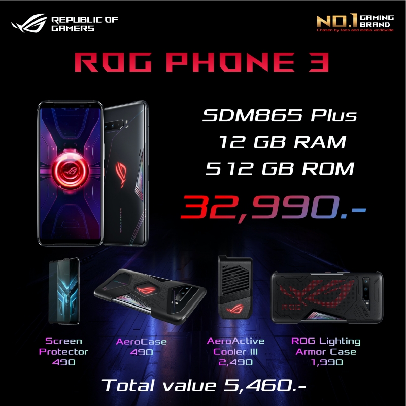 ROG Phone 3 Series officially launched in Thailand