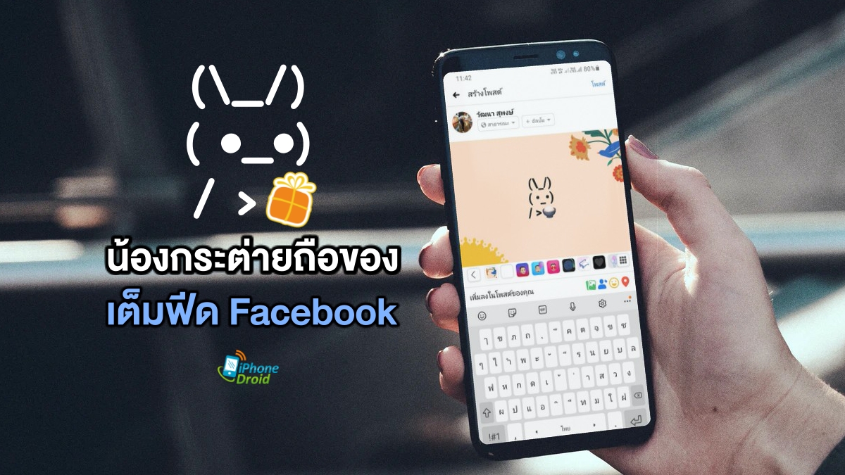 Rabbit on Facebook feed