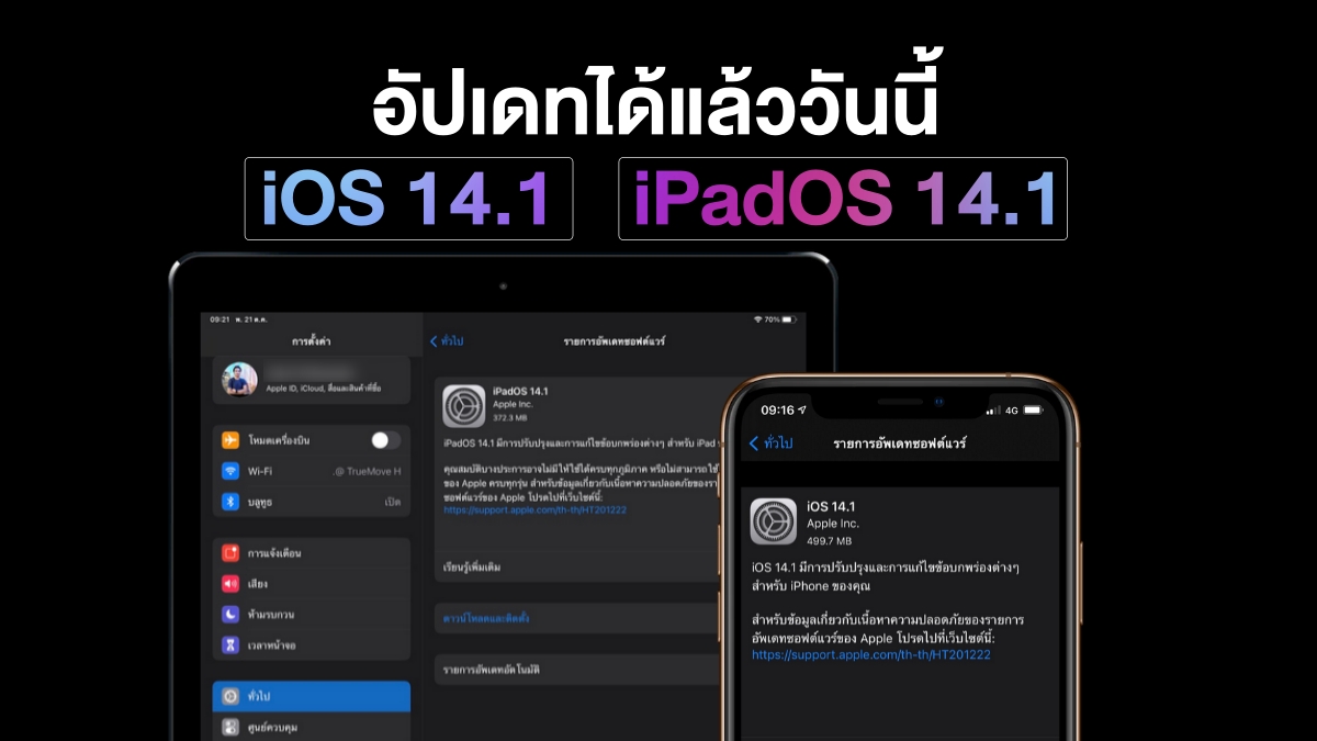 iOS 14.1 and iPadOS 14.1 now rolling out with bug fixes aplenty
