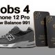 iPhone 12 Pro Jobs 4 and New Balance 991 Jobs