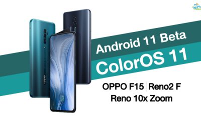OPPO F15 , Reno2 F Android 11 ColorOS 11