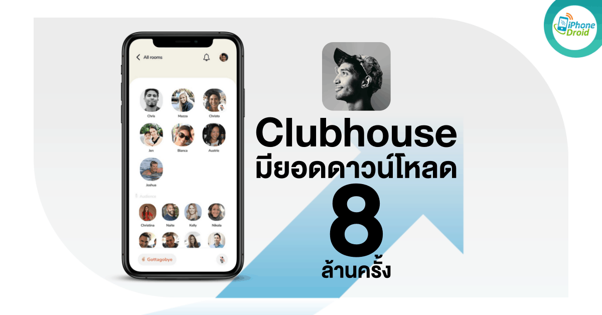 Clubhouse reaches 8 million downloads on the iOS App Store