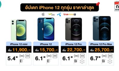 iPhone 12 Compare Price in Thailand