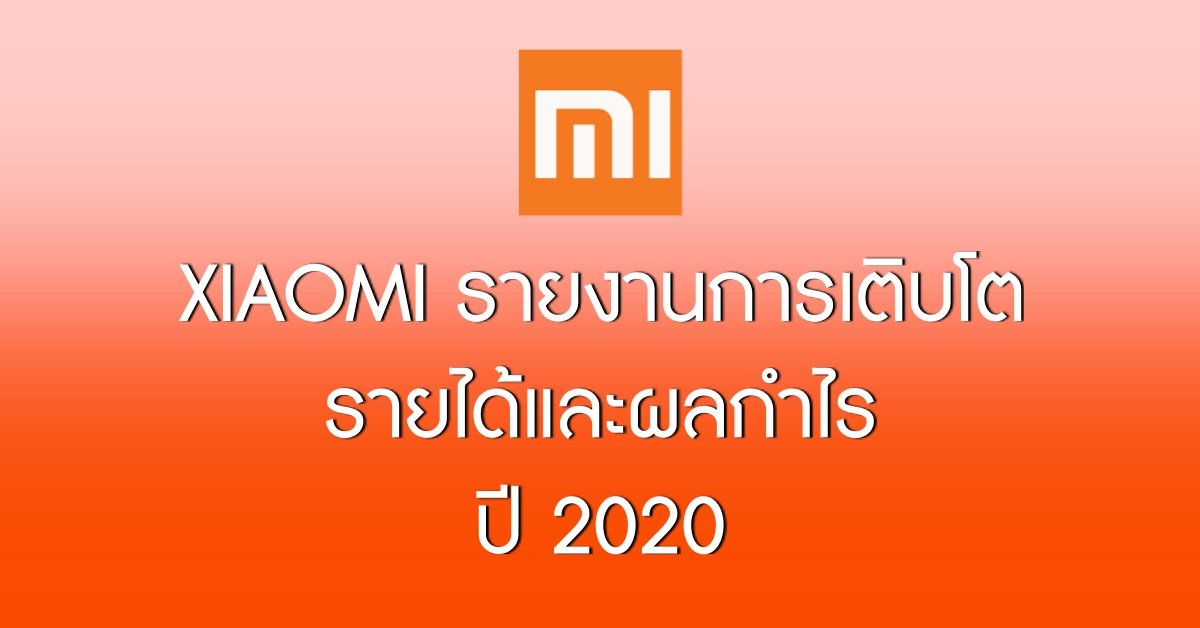 XIAOMI REPORTS SOLID REVENUE AND PROFIT GROWTH FOR 2020