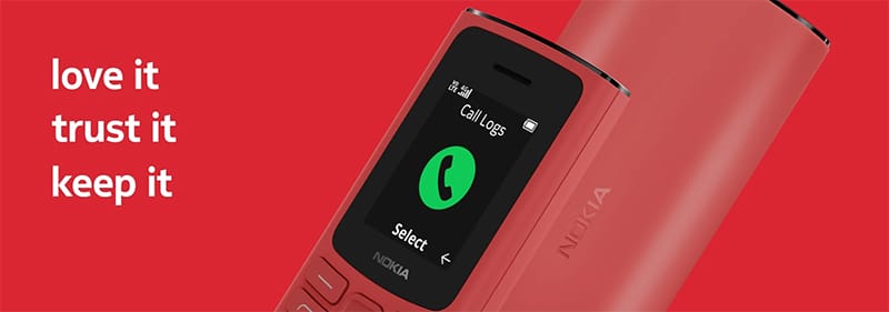 Nokia 110 4G และ 105 4G ฟีเจอร์โฟน