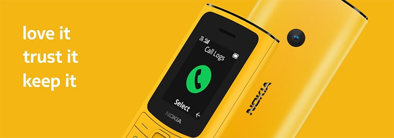 Nokia 110 4G และ 105 4G ฟีเจอร์โฟน