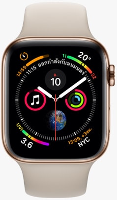 Apple Watch Series 4 เริ่มต้น 8,400 บาท