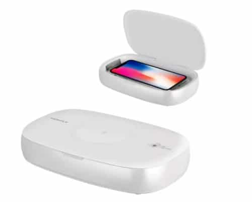 UV light sterilization box and wireless charging