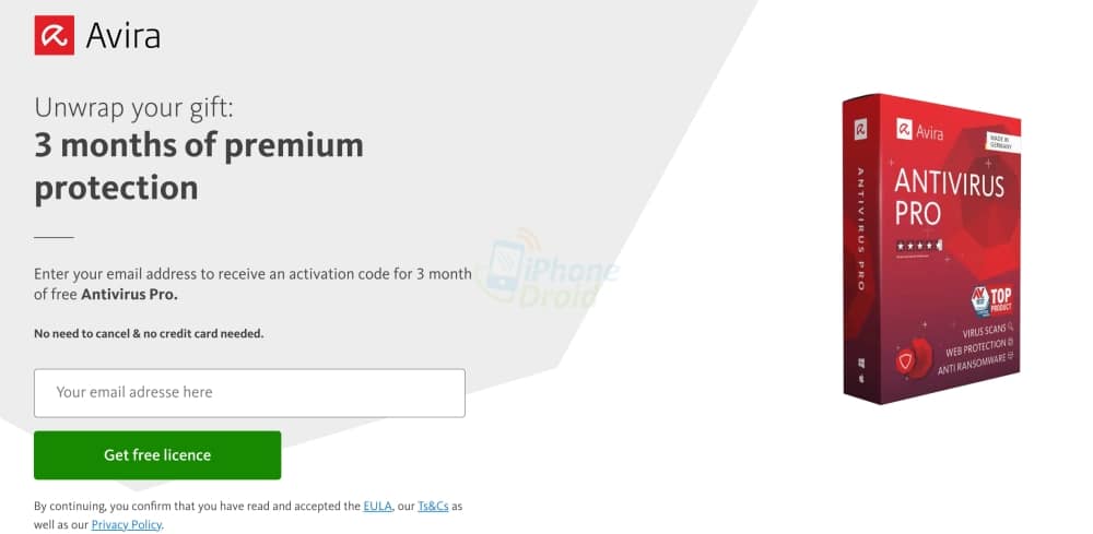 แจกฟรี Avira Antivirus Pro