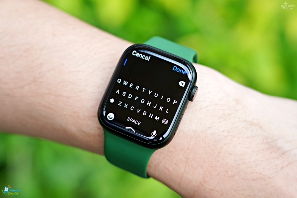 Apple Watch ใช้คีย์บอร์ด QWERTY