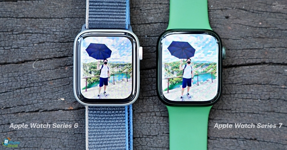Apple Watch Series 7 เทียบกับ Series 6
