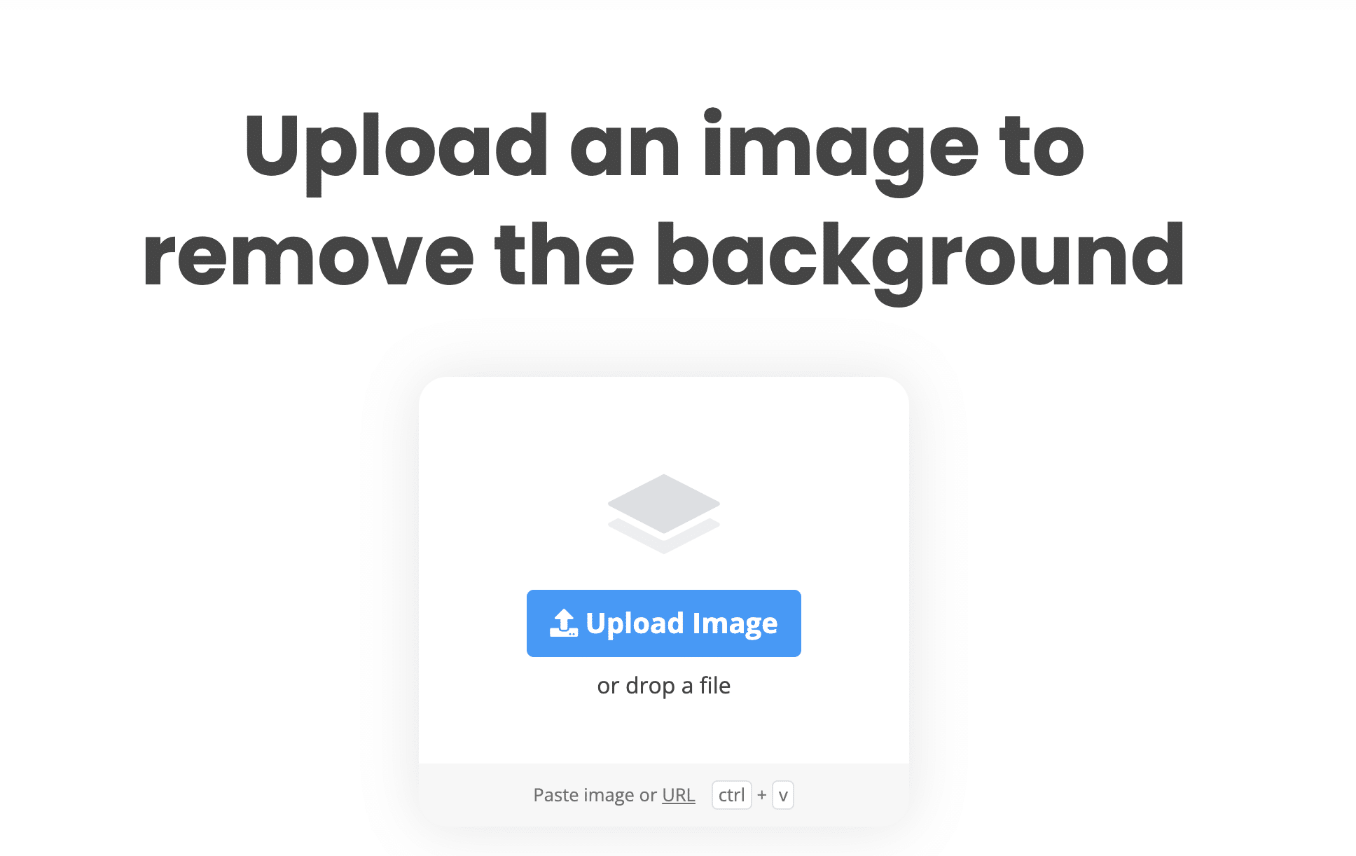 remove background one click