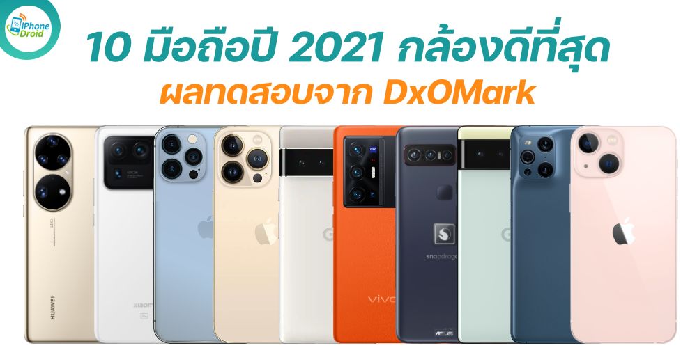 10 Smartphones with the Best Cameras of 2021 by DxOMark