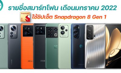 List Of Smartphones With Qualcomm Snapdragon 8 Gen 1