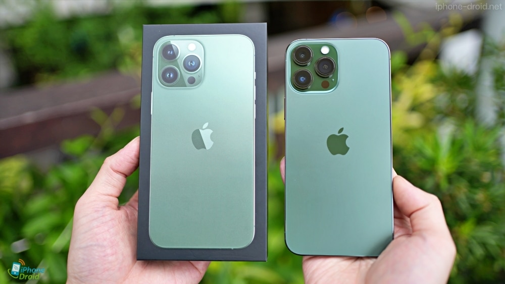 iPhone 13 Pro Max สีเขียวอัลไพน์