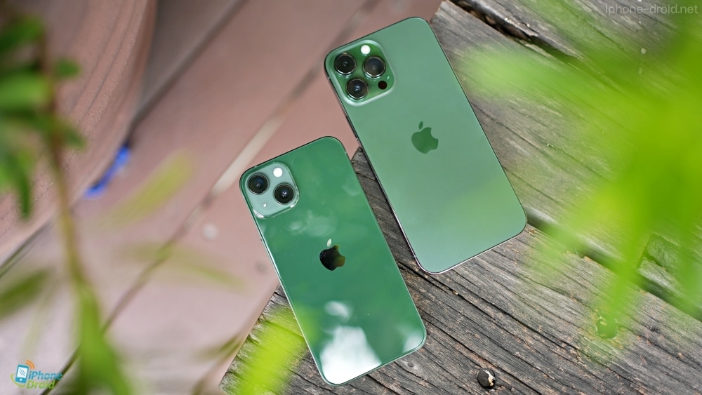 iPhone 13 Pro Max vs iPhone 13 สีเขียว